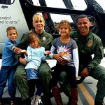Deb and Manny with the kids about 10 years ago